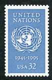 United Nations Issue United States, 1995